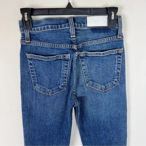 Re/done Mid 70’s High Rise Buttonfly Jeans Size 24 - Picture 7 of 11